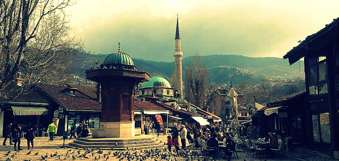 Sarajevo — Sebilj fountain, Baščaršija