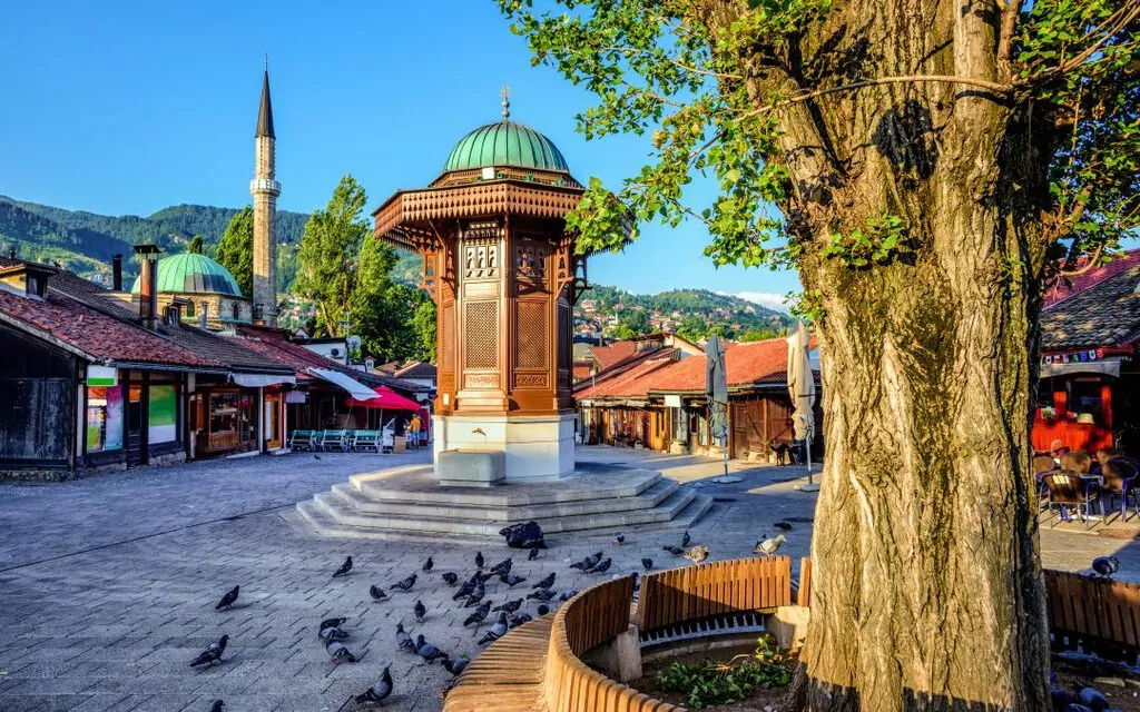 Baščaršija in Sarajevo